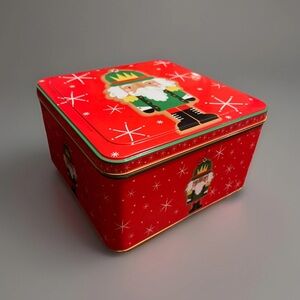 Lindy Bowman Collectible Cookie Canister, NUTCRACKER Gift Tin